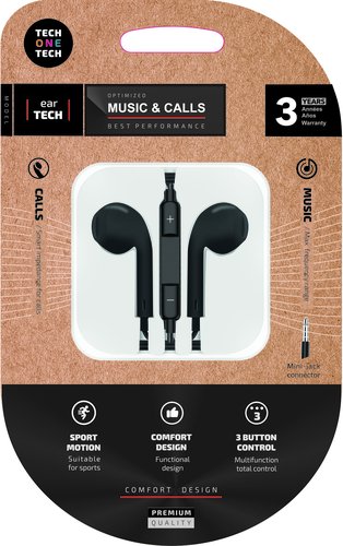 Tech One Tech Eartech TEC1002 Negros Tech One Tech Eartech TEC1002 Negros