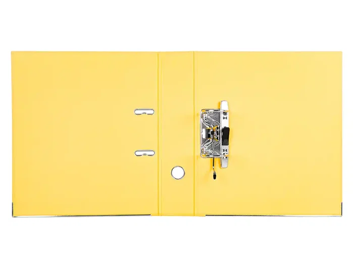Liderpapel Archivador de Palanca A4 Amarillo 75mm