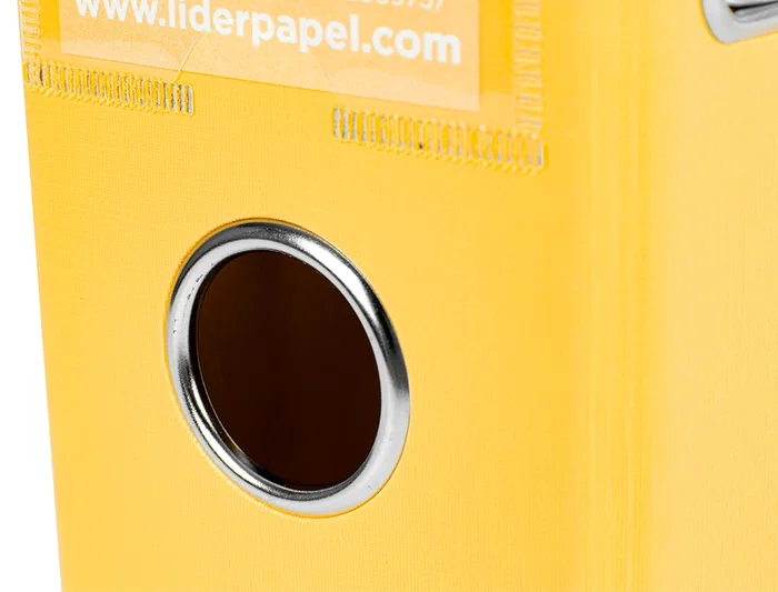 Liderpapel Archivador de Palanca Documenta A4 Forrado PVC Rado Lomo 75mm Amarillo Liderpapel Archivador de Palanca Documenta A4 Forrado PVC Rado Lomo 75mm Amarillo