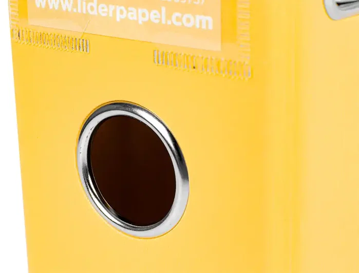 Liderpapel Archivador de Palanca A4 Amarillo 75mm