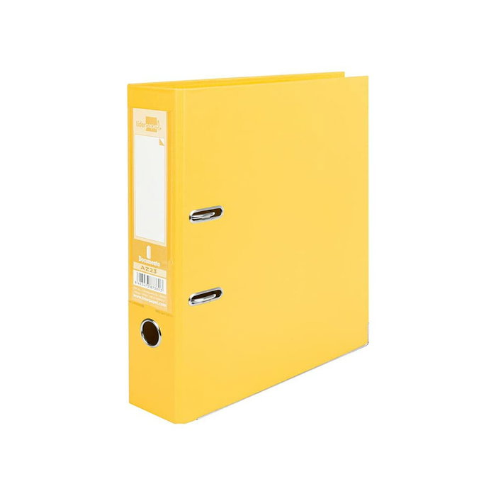 Liderpapel Archivador de Palanca A4 Amarillo 75mm
