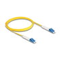 DeLOCK Cable de fibra óptica LC Duplex a LC Duplex monomodo OS2 angular 3 m