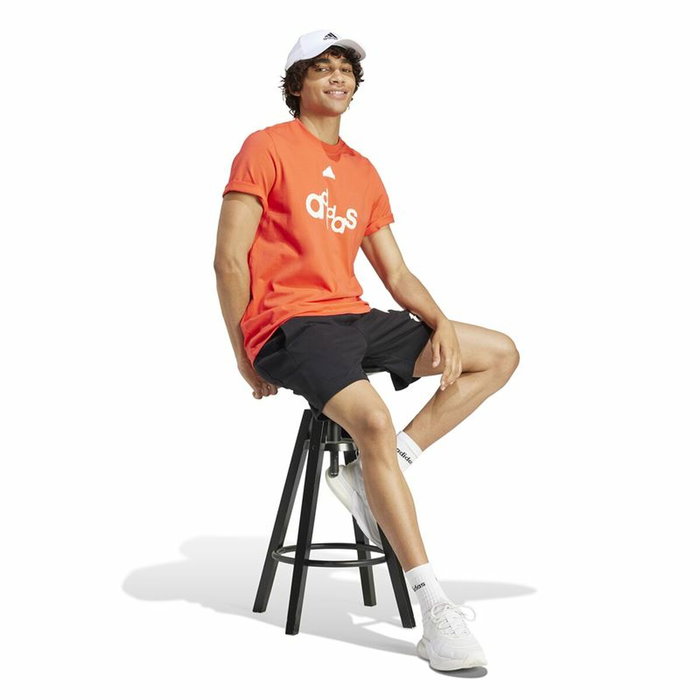 Pantalón Corto Deportivo Adidas Bl Short Q1 Graphic Negro