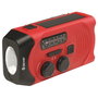 Denver SCR-2010 Radio de emergencia Ion de litio 2000 mAh Rojo