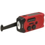 Denver SCR-2010 Radio de emergencia Ion de litio 2000 mAh Rojo