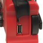 Denver SCR-2010 Radio de emergencia Ion de litio 2000 mAh Rojo