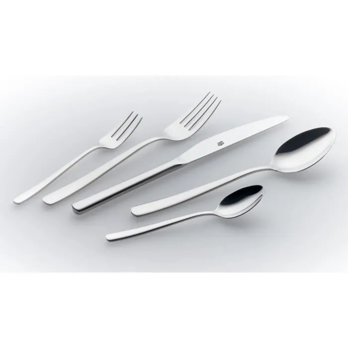 GSW Juego de cubiertos de acero inoxidable macizo GSW4005643893473 de 60 piezas