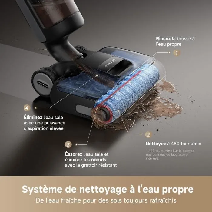 Dreame H15 Pro Aspiradora Escoba 2 en 1 Seca y Húmeda Negro Dreame H15 Pro Aspiradora Escoba 2 en 1 Seca y Húmeda Negro