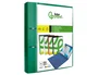 Liderpapel Carpeta de Anillas Mixtas Verde Translúcido DIN A4