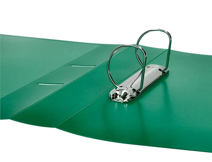 Liderpapel Carpeta Canguro 2 Anillas 40 mm Polipropileno DIN A4 Verde Translúcido