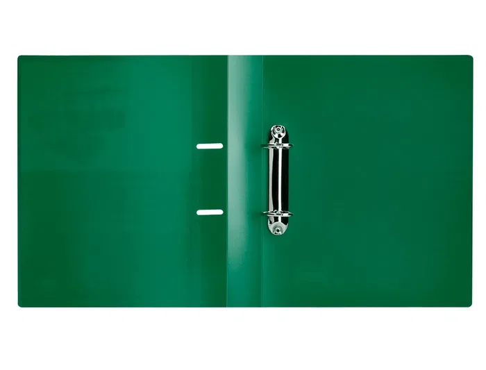 Liderpapel Carpeta Canguro 2 Anillas 40 mm Polipropileno DIN A4 Verde Translúcido