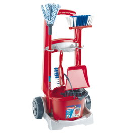 Klein Carrito de limpieza Vileda con accesorios