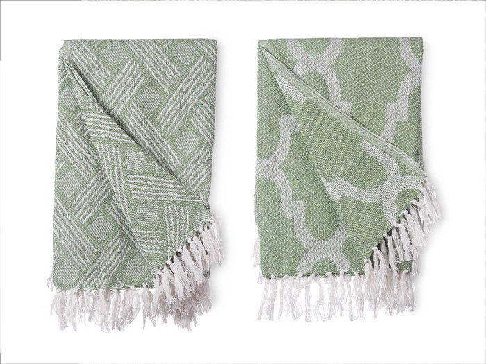 Giftdecor Multiuso Jacquard Verde 125 x 150 cm Giftdecor Multiuso Jacquard Verde 125 x 150 cm