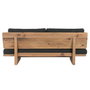 DKD Home Decor Sofá de Madera de Pino Reciclada Envejecido