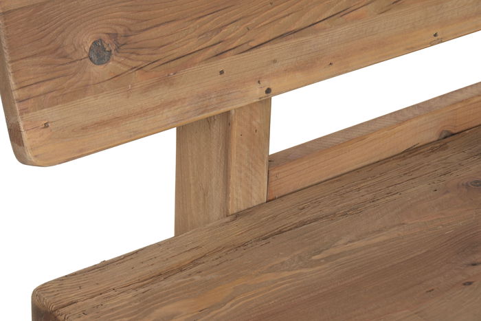 DKD Home Decor Sofá Balines Negro Natural 90 x 78 x 195 cm Hecho a mano