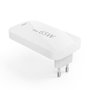 Hama Cargador Mini 65W 2x USB-C + 1x USB-A Blanco Plegable