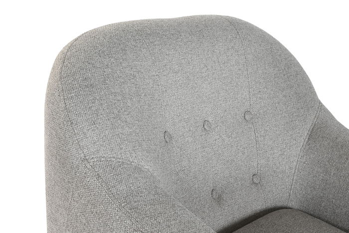 DKD Home Decor Sillón Topo Natural 80 x 80 x 83 cm