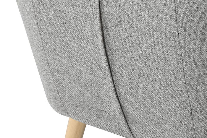 DKD Home Decor Sillón Topo Natural 80 x 80 x 83 cm