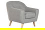 DKD Home Decor Sillón Topo Natural 80 x 80 x 83 cm