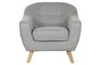 DKD Home Decor Sillón Topo Natural 80 x 80 x 83 cm