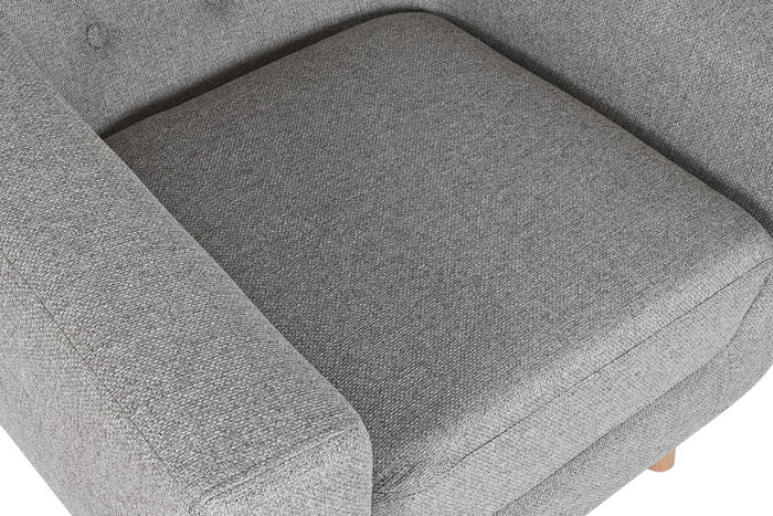 DKD Home Decor Sillón Topo Natural 80 x 80 x 83 cm