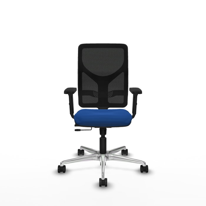 PIQUERAS Y CRESPO Silla de oficina Motilla Azul con malla Negra PIQUERAS Y CRESPO Silla de oficina Motilla Azul con malla Negra