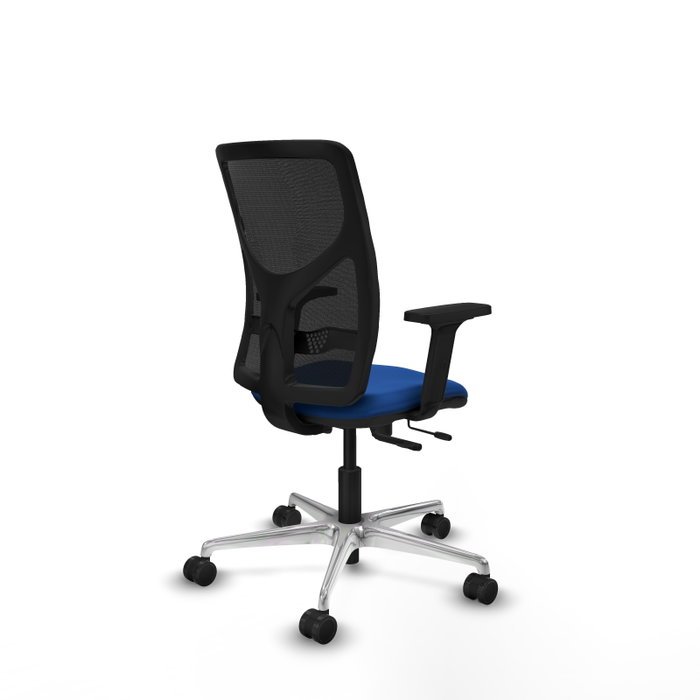 PIQUERAS Y CRESPO Silla de oficina Motilla Azul con malla Negra PIQUERAS Y CRESPO Silla de oficina Motilla Azul con malla Negra