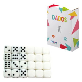 Dohe Caja de Dados 1008 Educativos para Contar y Calcular, Colección de 12 Dados con Puntos y 12 Blancos, A Partir de 3 Años