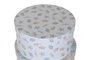 DKD Home Decor Set de 10 Cajas de Almacenaje Redondas Multicolor