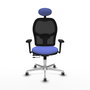 PIQUERAS Y CRESPO Silla de oficina Jorquera Azul claro con mecanismo Sincro/Traslack