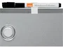 Nobo pizarra blanca línea hogar marco color plata 220x280 mm con rotulador