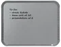 Nobo pizarra blanca línea hogar marco color plata 220x280 mm con rotulador