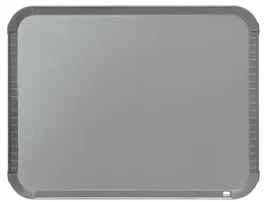 Nobo pizarra blanca línea hogar marco color plata 220x280 mm con rotulador