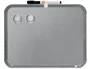 Nobo pizarra blanca línea hogar marco color plata 220x280 mm con rotulador