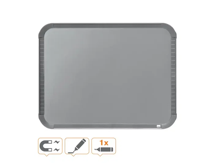 Nobo pizarra blanca línea hogar marco color plata 220x280 mm con rotulador Nobo pizarra blanca línea hogar marco color plata 220x280 mm con rotulador