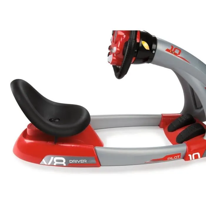 Smoby Simulador de Manejo Electrónico Pilot V8 con Soporte para Smartphone, Hecho en Francia Smoby Simulador de Manejo Electrónico Pilot V8 con Soporte para Smartphone, Hecho en Francia