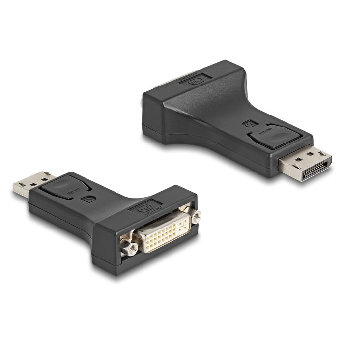 DeLOCK Adaptador DisplayPort 1.1 macho a DVI-D hembra negro