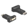 DeLOCK Adaptador DisplayPort 1.1 macho a DVI-D hembra negro
