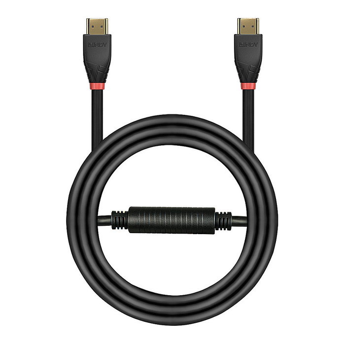 LINDY 41073 Cable HDMI 2.0 18Gbps Activo 4K 60Hz 20 Metros Negro LINDY 41073 Cable HDMI 2.0 18Gbps Activo 4K 60Hz 20 Metros Negro