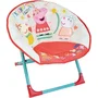 Fun House Peppa Pig Asiento Infantil Plegable para Niños 24+ Meses - 47x54x45 cm - Estructura Metálica y Tela Lavable