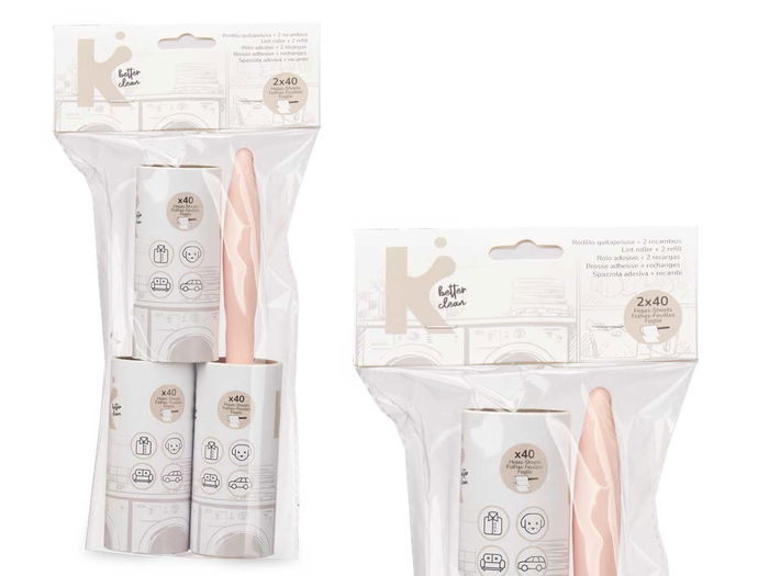 Arte Regal Rollo Quitapelusa con 2 Recambios de 40 Hojas Cada Uno, Dimensiones 13x28.5x4.5 cm (Set de 24) Arte Regal Rollo Quitapelusa con 2 Recambios de 40 Hojas Cada Uno, Dimensiones 13x28.5x4.5 cm (Set de 24)