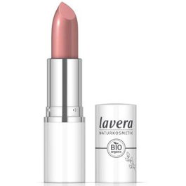 LAVERA Pintalabios Cream Glow 02 Retro Rose | Color Intenso, Acabado Sedoso y Brillo Sutil, Nutritivo y Duradero Hasta 6 Horas