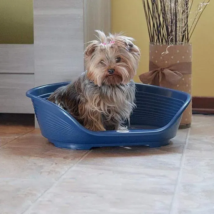 Ferplast Cesta Deluxe Plastic Basket Size 2 Black para Mascotas