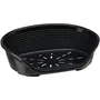 Ferplast Cesta Deluxe Plastic Basket Size 2 Black para Mascotas