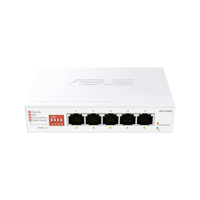 ASUS QG-U1050 Switch de 5 puertos 2.5G Ethernet Blanco ASUS QG-U1050 Switch de 5 puertos 2.5G Ethernet Blanco
