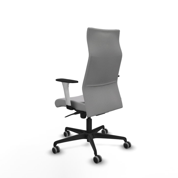 Sillón Albacete con mecanismo Sincro tapizada con Tela color Gris claro. Equipado con Base nailon negra, Brazos 1D y Ruedas 65 mm parqué Sillón Albacete con mecanismo Sincro tapizada con Tela color Gris claro. Equipado con Base nailon negra, Brazos 1D y Ruedas 65 mm parqué