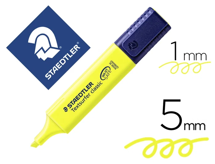 Staedtler Textsurfer Classic Marcador Fluorescente Amarillo (Set de 10)