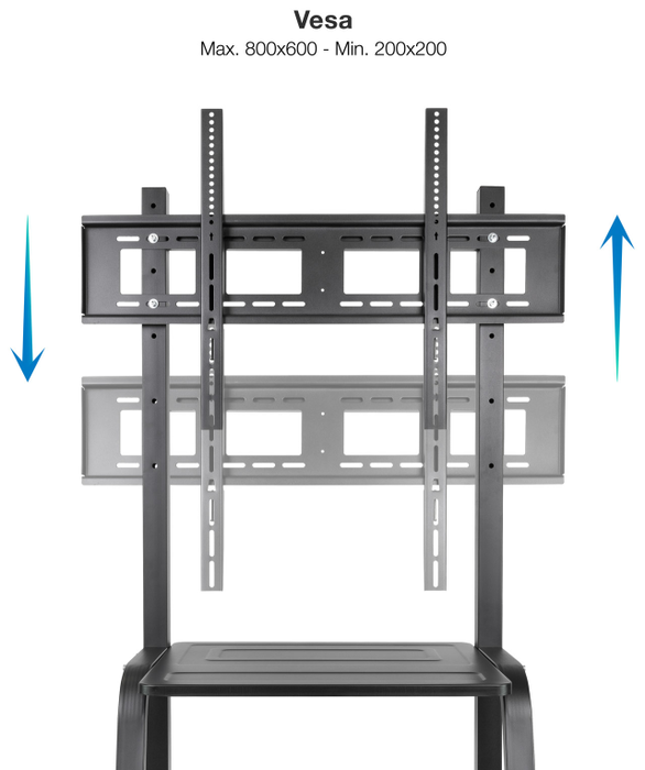 Tooq Coloso Soporte de Suelo con Ruedas para Pantallas 37-100 pulgadas Tooq Coloso Soporte de Suelo con Ruedas para Pantallas 37-100 pulgadas