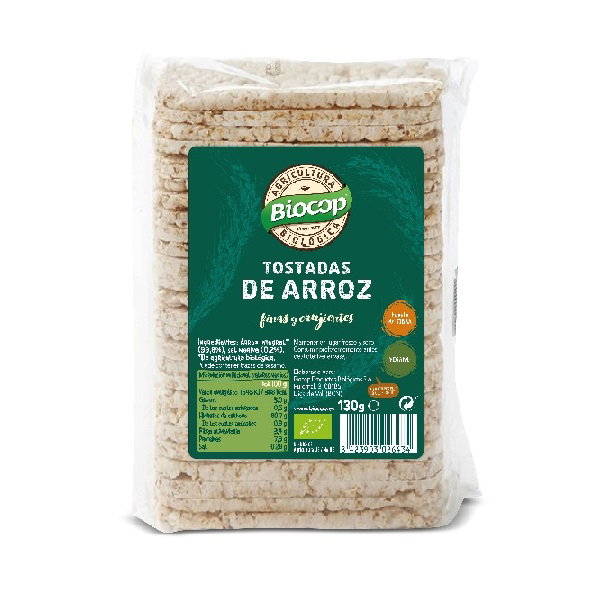 BIOCOP Tostadas de Arroz Bio 130g BIOCOP Tostadas de Arroz Bio 130g