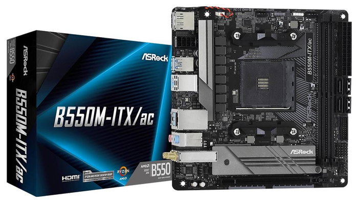 ASRock B550M-ITX/ac Mini ITX AM4 DDR4